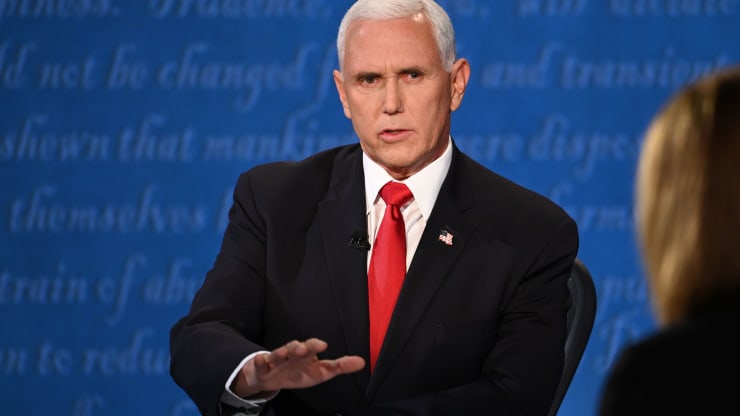 Vice presidential debate between Mike Pence and Kamala Harris