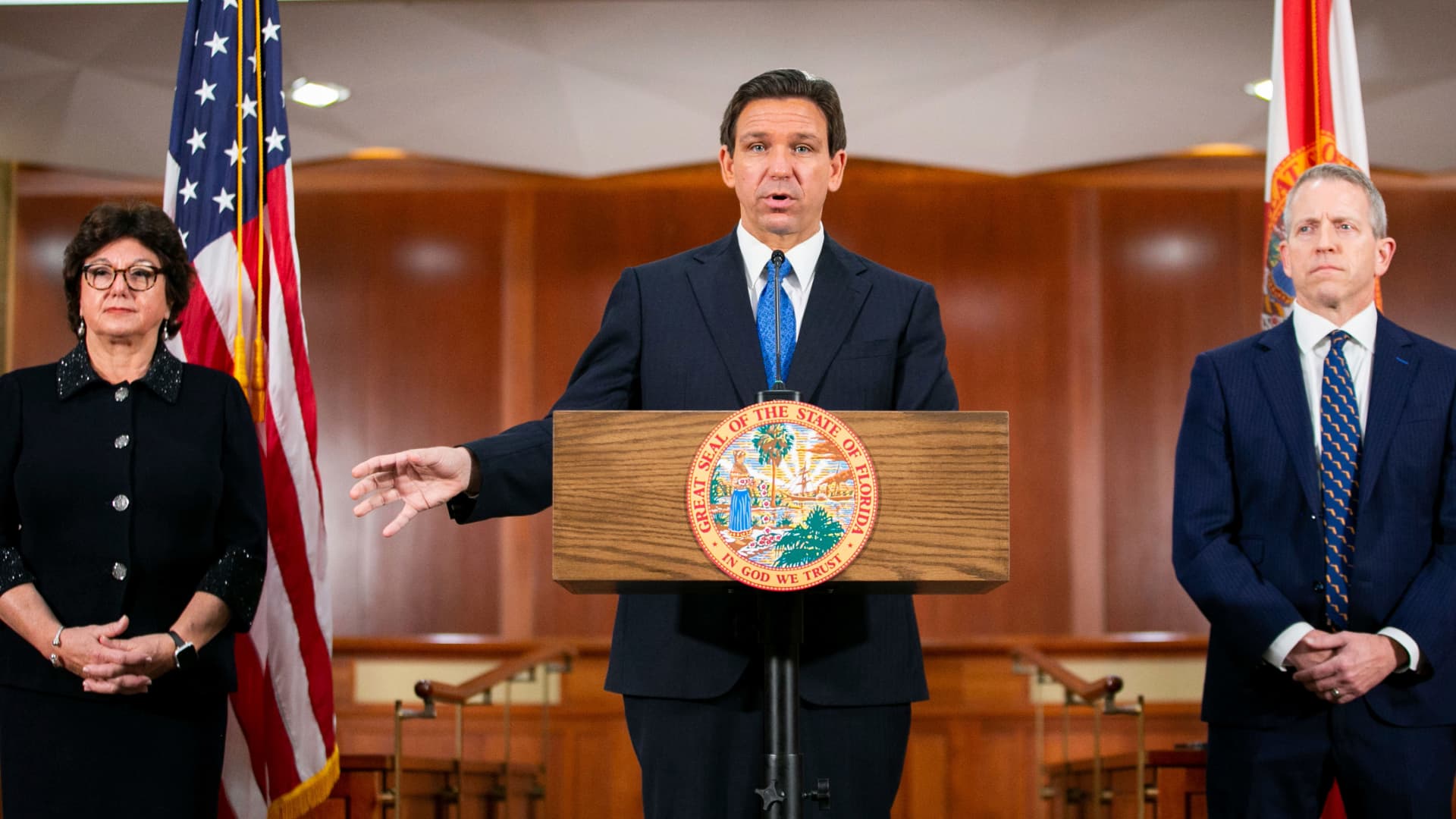 Florida Gov. Ron DeSantis signs invoice to void Disney construction deals