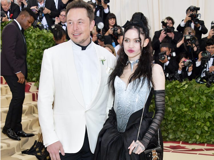 Elon Musk and Grimes aka