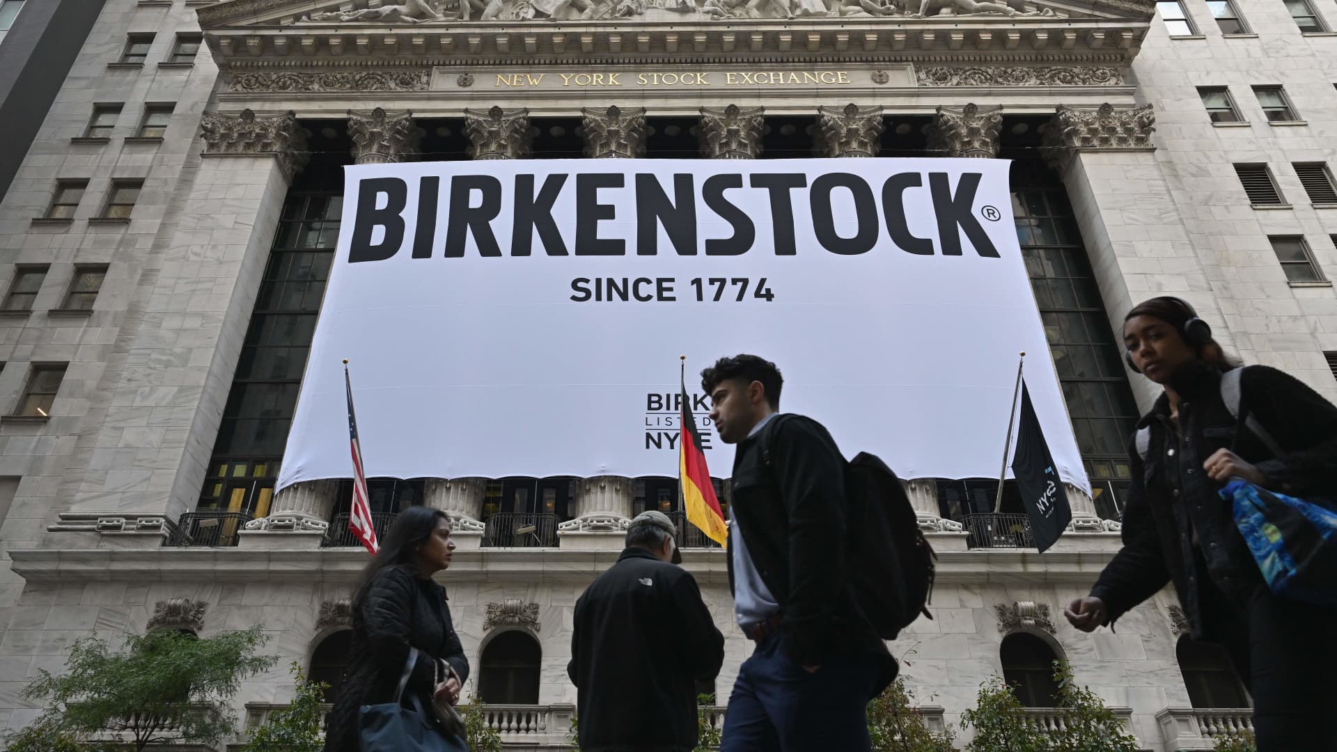 Birkenstock slides about 10% in inventory market debut after opening at $41 per share