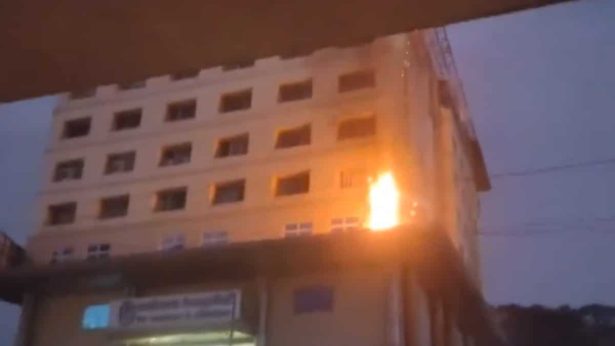 Fundamental fire breaks out at health center in India’s Hyderabad