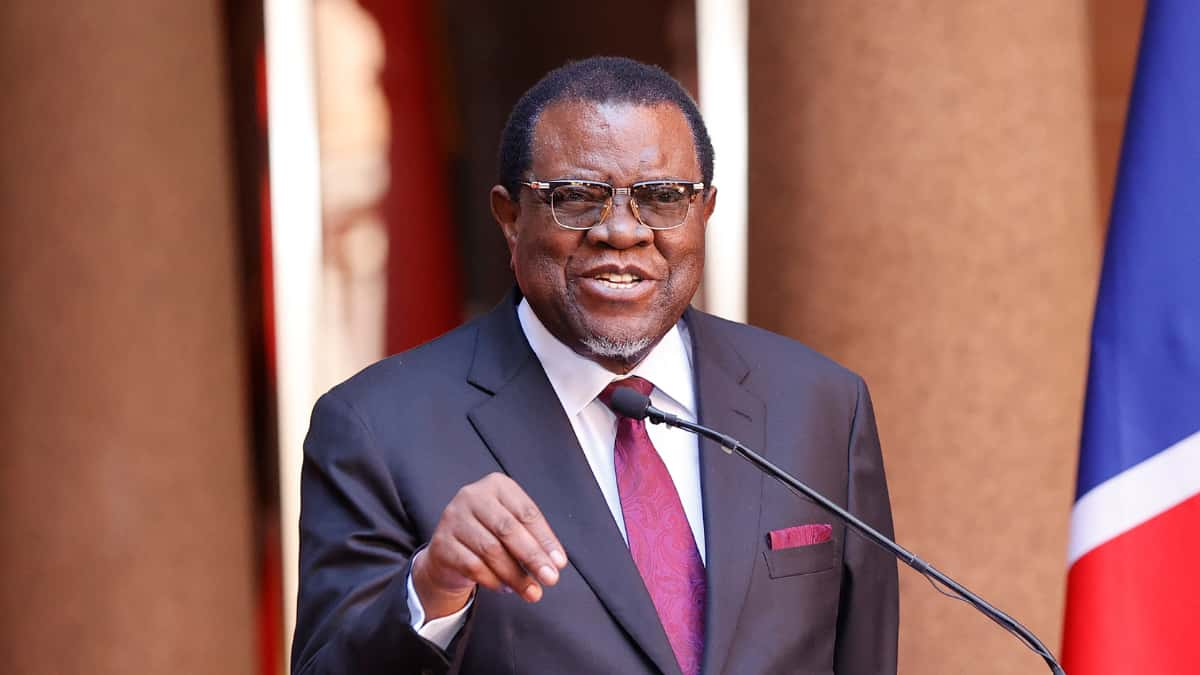 India mourns the passing of Namibian President Dr Hage Geingob