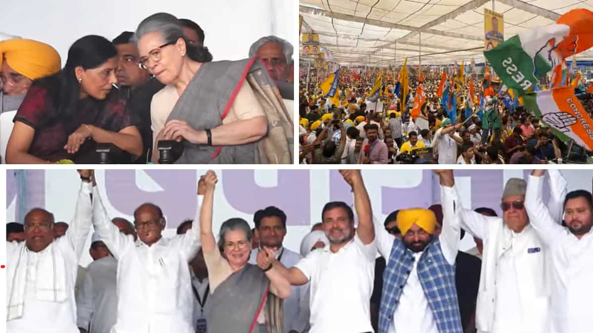 Opposition unites at INDIA bloc rally over Arvind Kejriwal’s arrest to rob on BJP in polls