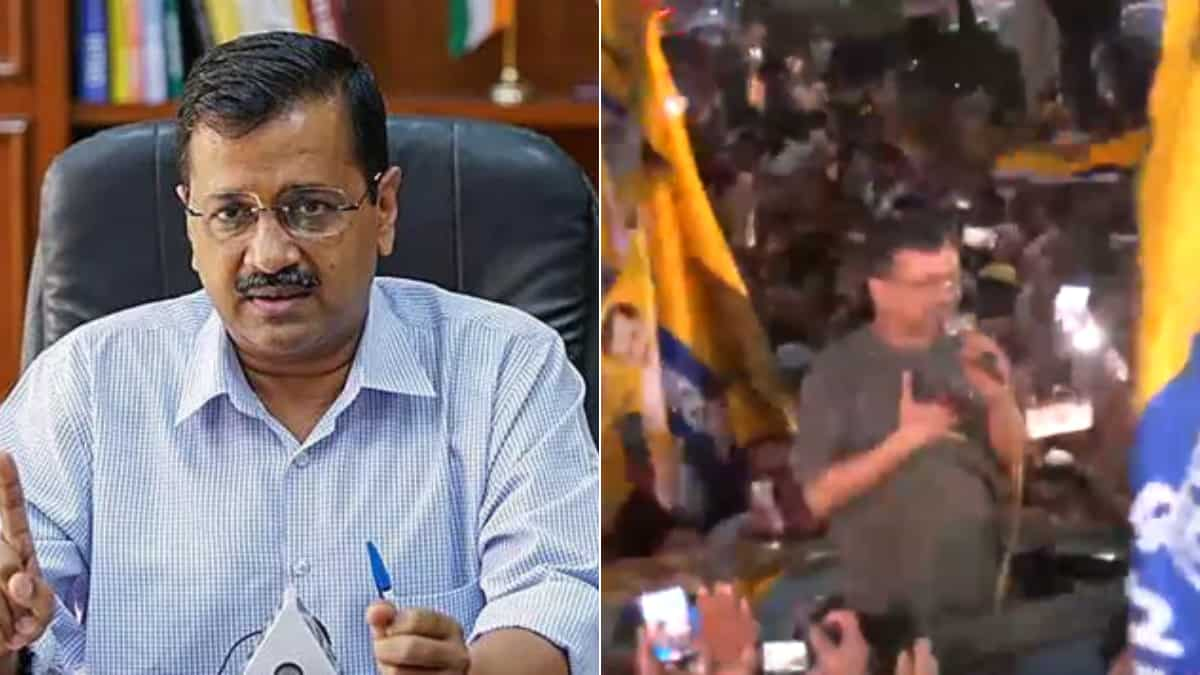 ‘I am merit’: Arvind Kejriwal receives warm welcome as he walks out of penal complex on bail