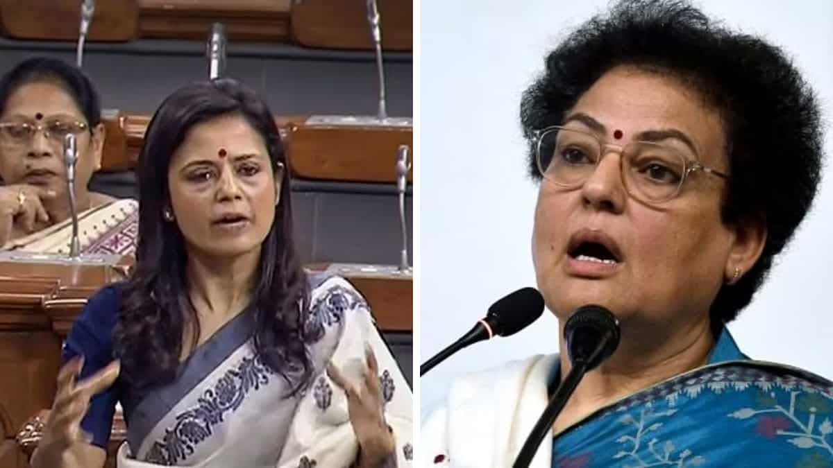 Police file FIR against TMC MP Mahua Moitra for derogatory social media put up on NCW chief Rekha Sharma