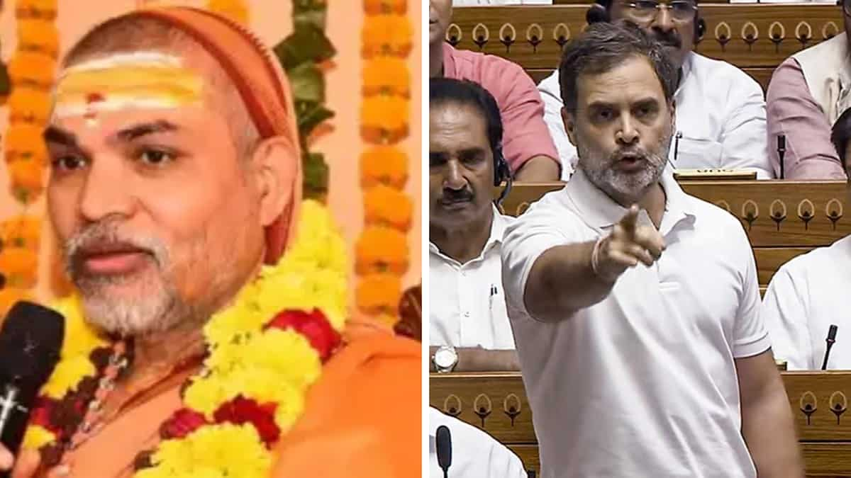 Shankaracharya backs Rahul Gandhi on ‘Hindus and violence’ speech in Indian parliament; video goes viral