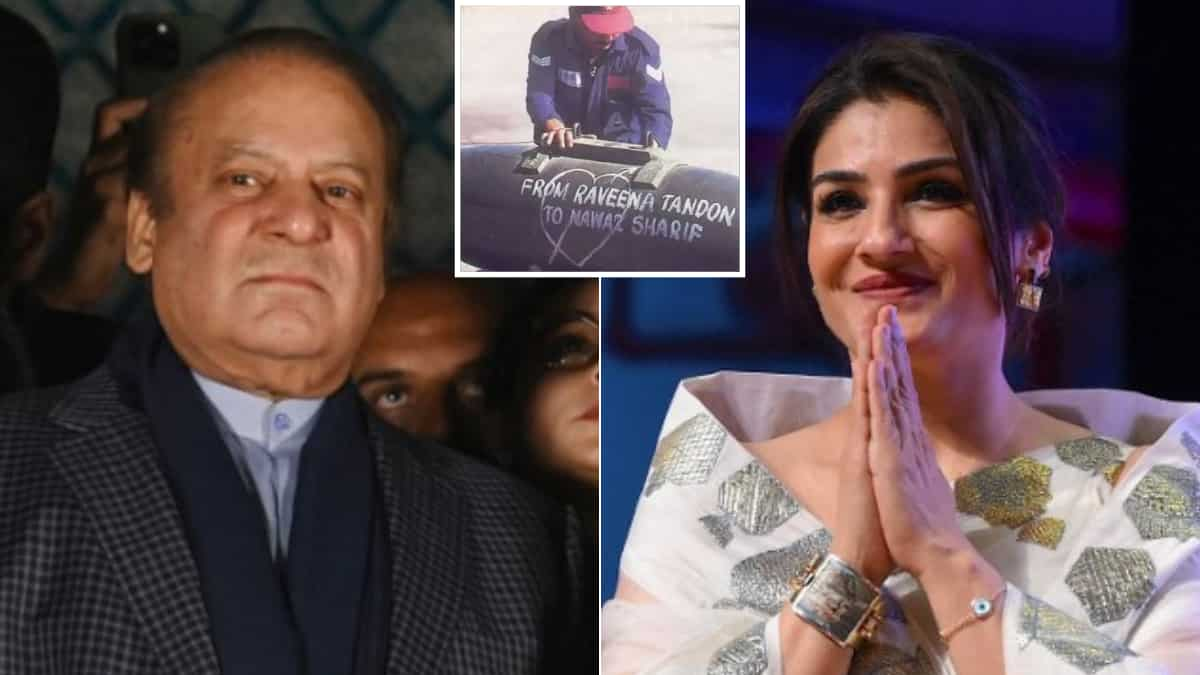 ‘To Nawaz Sharif from Raveena Tandon’: When Indian squaddies wrote actor’s title on bombs throughout Kargil War