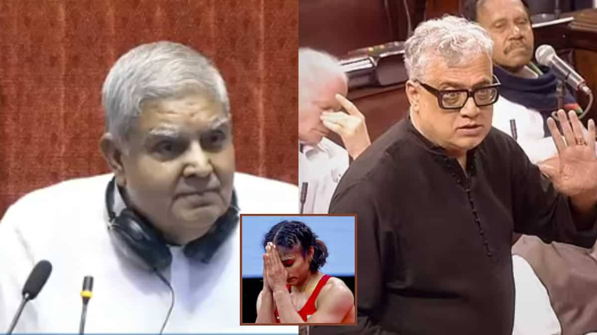 High drama in Rajya Sabha as chairman faculties TMC MP for creating ruckus over Vinesh Phogat’s disqualification