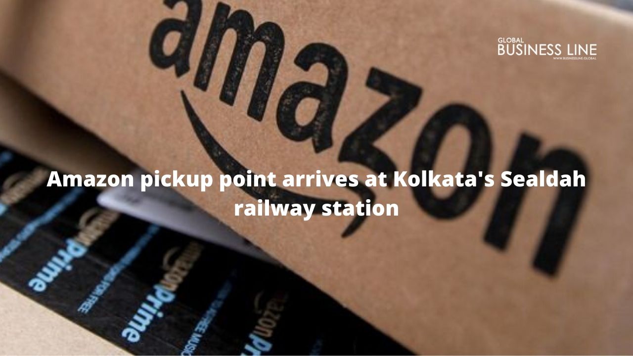 Amazon pickup point arrives at Kolkata's Sealdah railway station