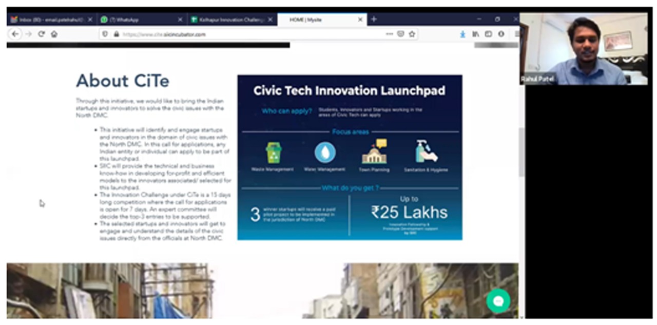 North Delhi Municipal Corporation and SIIC IIT Kanpur organize Tech Talk under the Civic Tech Innovation Launchpad (CiTe)