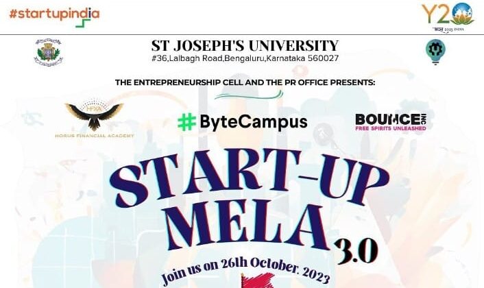 St Joseph’s University Hosts Start-Up Mela 4.0 and Launches Innovation Council